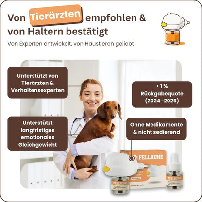 Beruhigungs-Diffuser-Set für Hunde